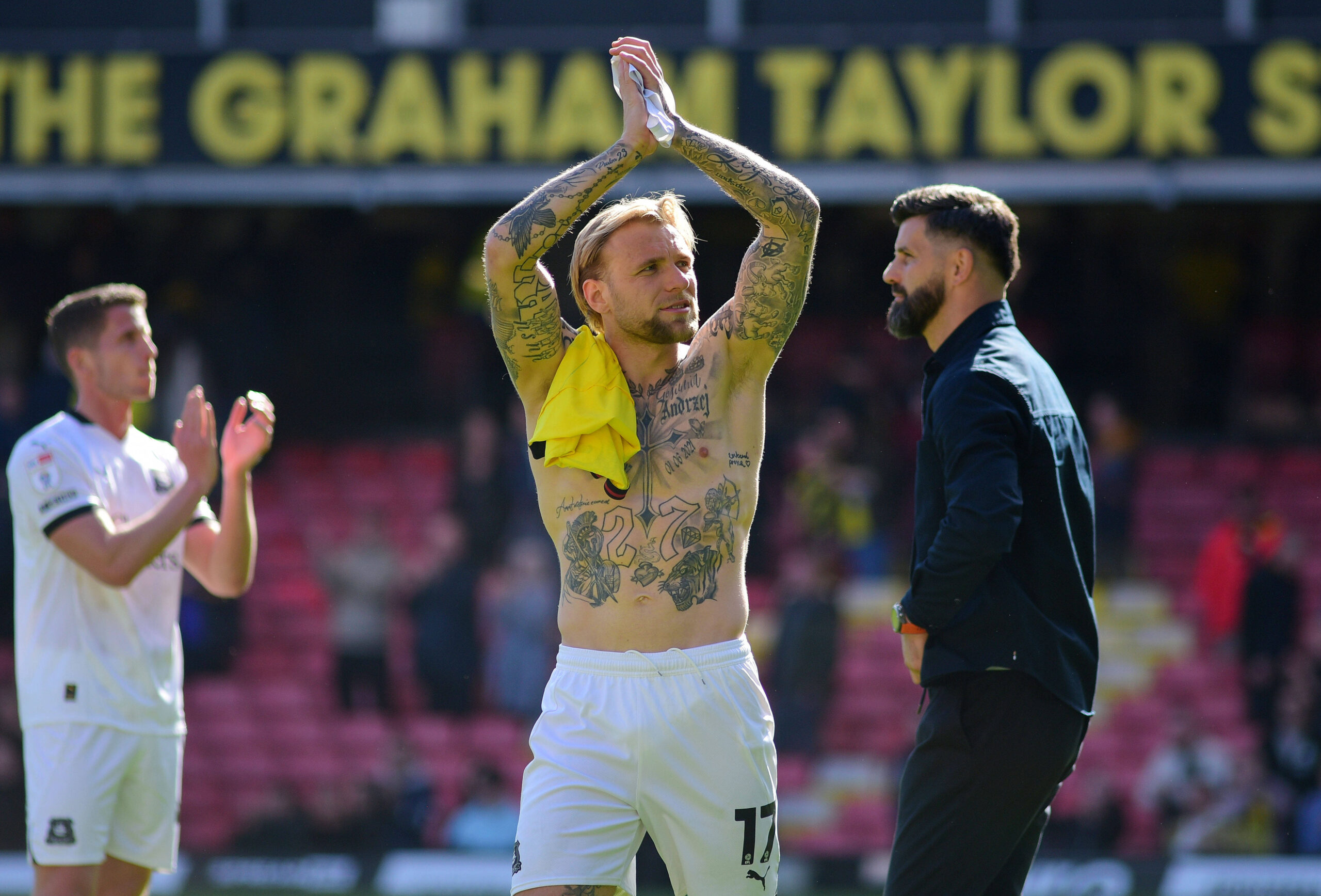 Watford v Plymouth Argyle, UK - 29 Mar 2025 Tymoteusz Puchacz of Plymouth Argyle during Sky Bet Championship Match between Watford and Plymouth Argyle at Vicarage Road Stadium, London on 29 March 2025  London Vicarage Road Stadium Watford England Copyright: xFrankiexOKeeffe/PPAUKx PPA-176482
2025.03.29 Watford
pilka nozna , liga angielska
Watford - Plymouth Argyle
Foto IMAGO/PressFocus

!!! POLAND ONLY !!!