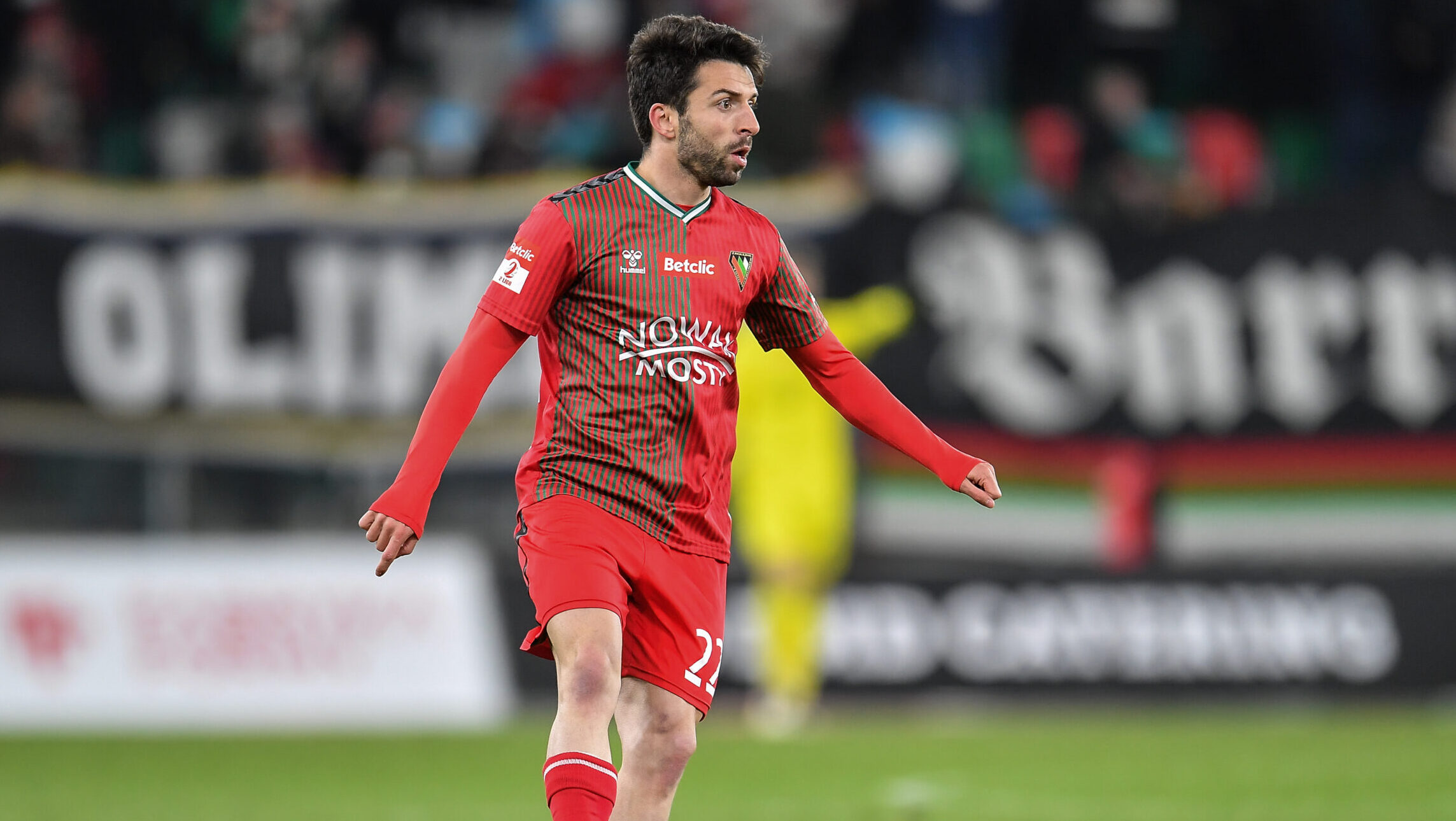 2025.04.05 Sosnowiec
Pilka nozna Betclic 2. Liga sezon 2024/2025
Zaglebie Sosnowiec - Olimpia Elblag
N/z Miguel Acosta
Foto Mateusz Sobczak / PressFocus

2025.04.05 Sosnowiec
Football Polish second league - third level 2024/25 season
Zaglebie Sosnowiec - Olimpia Elblag
Miguel Acosta
Credit: Mateusz Sobczak / PressFocus