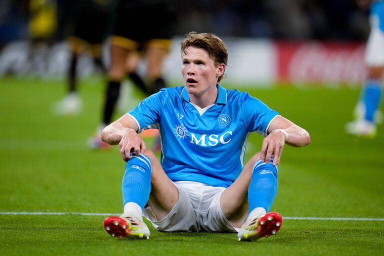 SSC Napoli v Genoa CFC - Serie A Enilive Scott McTominay of SSC Napoli reacts during the serie Serie A Enilive match between SSC Napoli and Genoa CFC at Stadio Diego Armando Maradona on May 11, 2025 in Naples, Italy Naples Stadio Diego Armando Maradona Naples Italy Copyright: xGiuseppexMaffiax SerieA_Napoli-Genoa_110525_BRU3145
2025.05.11 Neapol
pilka nozna , liga wloska
SSC Napoli - Genoa CFC
Foto IMAGO/PressFocus

!!! POLAND ONLY !!!