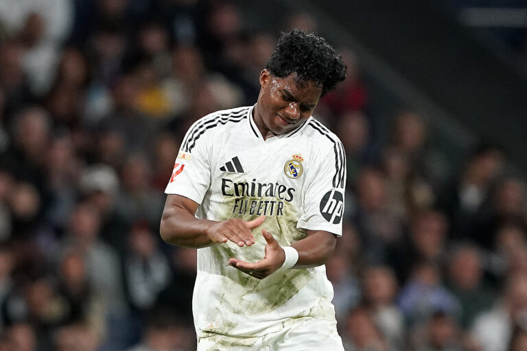 Real Madrid CF’s Endrick Felipe dejected during La Liga match. May 14, 2025. (Photo by Acero/Alter Photos/Sipa USA)
2025.05.14 Madryt
pilka nozna liga hiszpanska
Real Madryt - RCD Mallorca
Foto Alter Photos/SIPA USA/PressFocus

!!! POLAND ONLY !!!