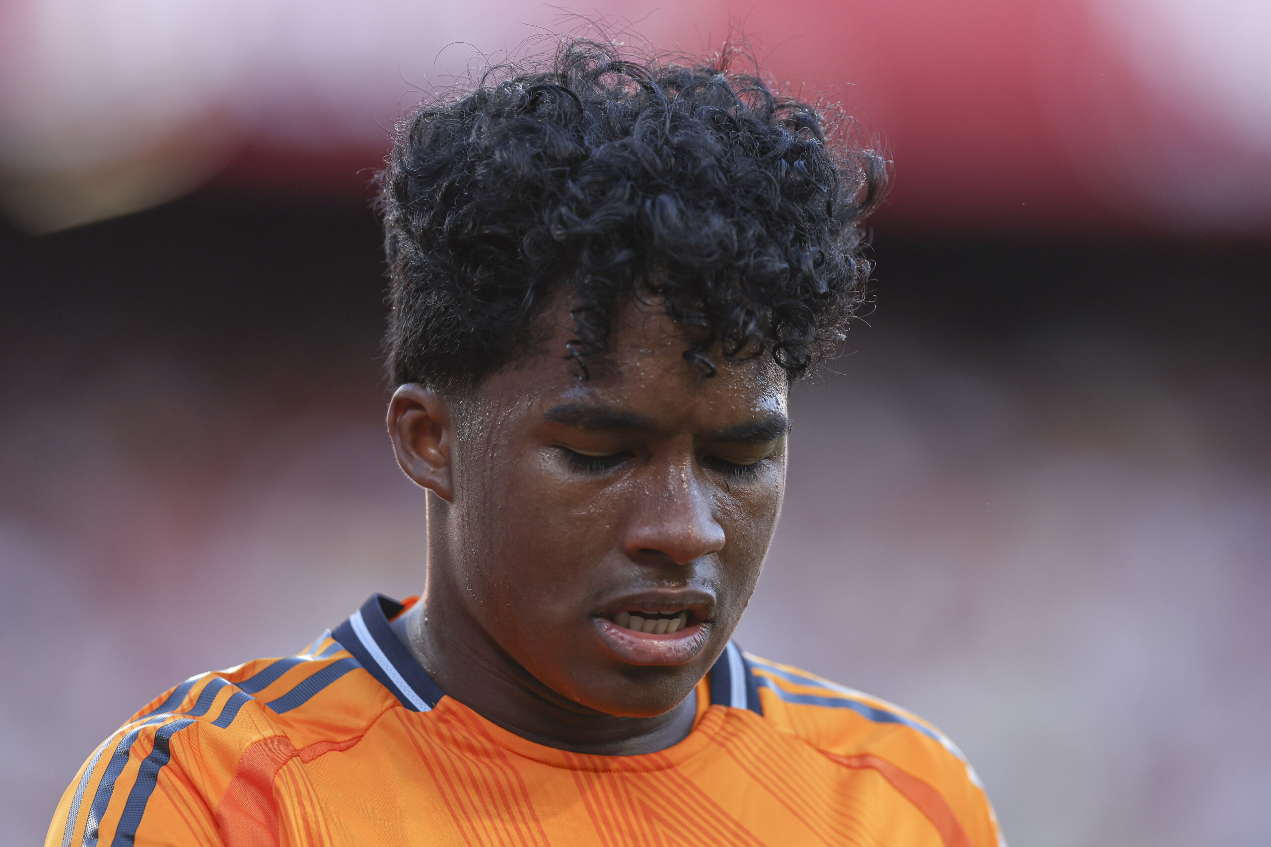 Endrick of Real Madrid  during the La Liga EA Sports match between Sevilla FC and Real Madrid played at Ramon Sanchez Pizjuan Stadium on May 18, 2024 in Sevilla, Spain. (Photo by Antonio Pozo / PRESSINPHOTO)
2025.05.19 Sewilla
pilka nozna liga hiszpanska
Sevilla FC - Real Madryt
Foto pressinphoto/SIPA USA/PressFocus

!!! POLAND ONLY !!!