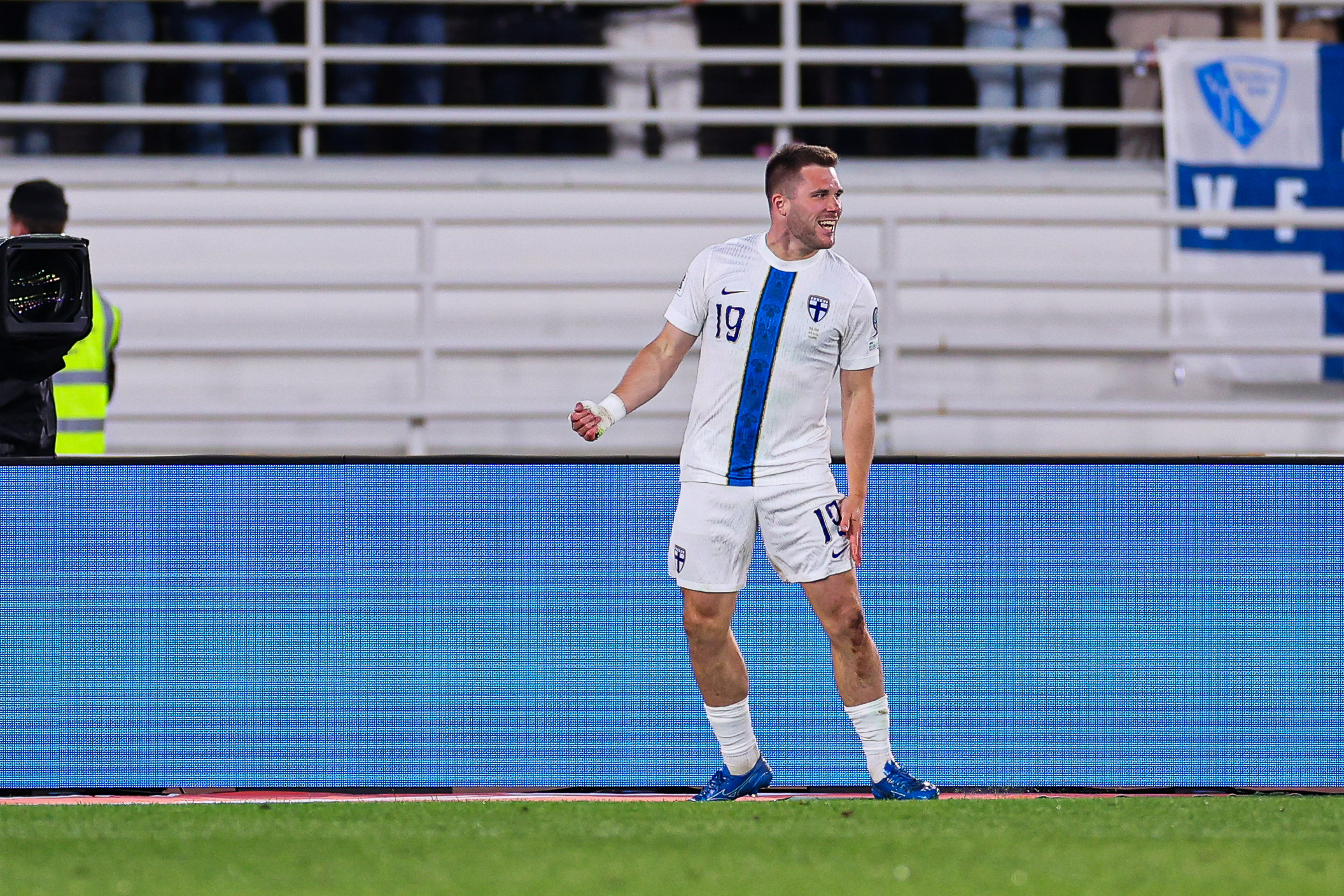 2025.06.10 Helsinki
pilka nozna FIFA Kwalifikacje do Mistrzostw Swiata
Finlandia - Polska
N/z bramka gol radosc na 2-0 Benjamin Kallman
Foto Pawel Andrachiewicz / PressFocus

2025.06.10 Helsinki
Football - FIFA World Cup qualification
Finland - Poland
bramka gol radosc na 2-0 Benjamin Kallman
Credit: Pawel Andrachiewicz / PressFocus