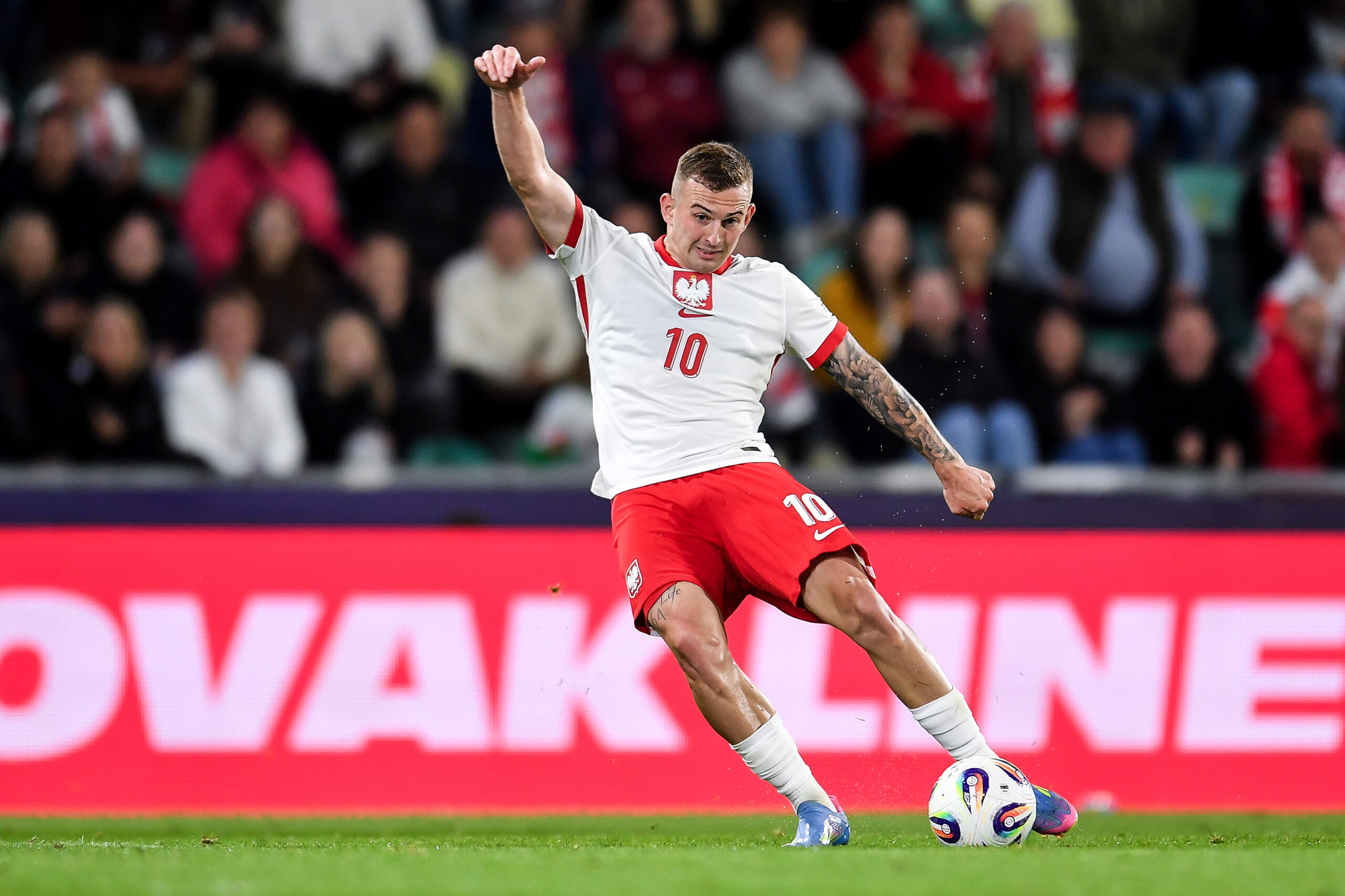 2025.06.11 Zilina
Pilka nozna kadra reprezentacja Mistrzostwa Europy U21 Slowacja 2025
Polska - Gruzja
N/z Kacper Kozlowski
Foto Mateusz Sobczak / PressFocus

2025.06.11 Zilina
Football 2025 UEFA European Under 21 Championship
Poland v Georgia
Kacper Kozlowski
Credit: Mateusz Sobczak / PressFocus