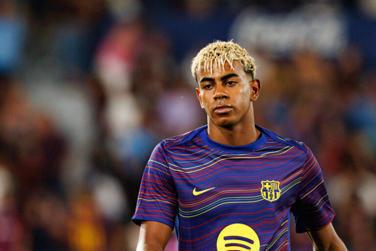 Lamine Yamal seen during LaLiga EA SPORTS game between teams of UD Levante and FC Barcelona, Barca at Estadio Ciudad de Valencia Maciej Rogowski Valencia Estadio de Balaidos Spain Copyright: xMaciejxRogowskix levantevsfcbarcelona2526-054
2025.08.23 Walencja
pilka nozna liga hiszpanska
Levante UD - FC Barcelona
Foto IMAGO/PressFocus

!!! POLAND ONLY !!!