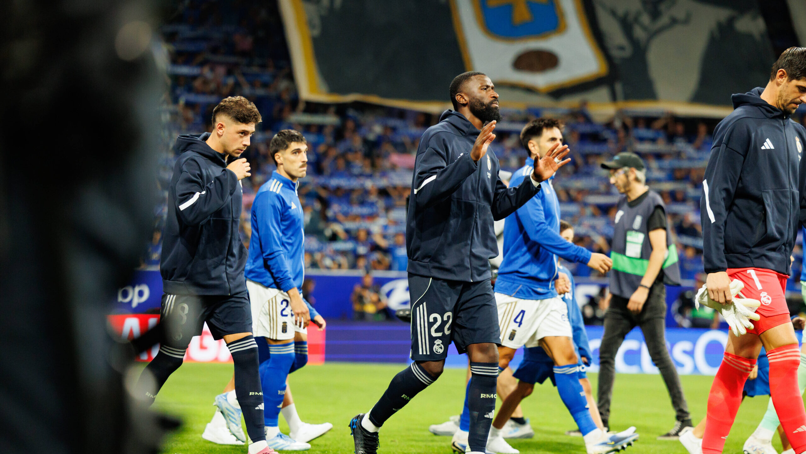 Antonio Rudiger seen during LaLiga EA SPORTS game between teams of Real Oviedo and Real Madrid FC at Carlos Tartiere Stadium Maciej Rogowski Oviedo Carlos Tartiere Stadium Spain Copyright: xMaciejxRogowskix realoviedorealmadrid2526-084
2025.08.24 Oviedo
pilka nozna , Liga Hiszpanska
Real Oviedo - Real Madryt
Foto IMAGO/PressFocus

!!! POLAND ONLY !!!