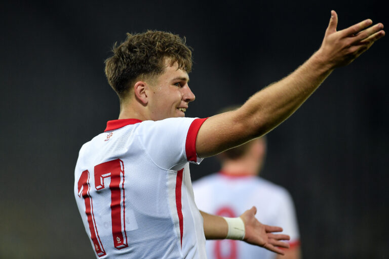 2025.09.05 Krakow
Pilka nozna kadra reprezentacja mlodziezowa eliminacje Mistrzostw Europy U21
Polska - Macedonia Polnocna
N/z Oskar Pietuszewski radosc gol
Foto Mateusz Sobczak / PressFocus

2025.09.05 Krakow
Football UEFA European Under 21 Championship Qualifying round
Poland v North Macedonia
Oskar Pietuszewski radosc gol
Credit: Mateusz Sobczak / PressFocus