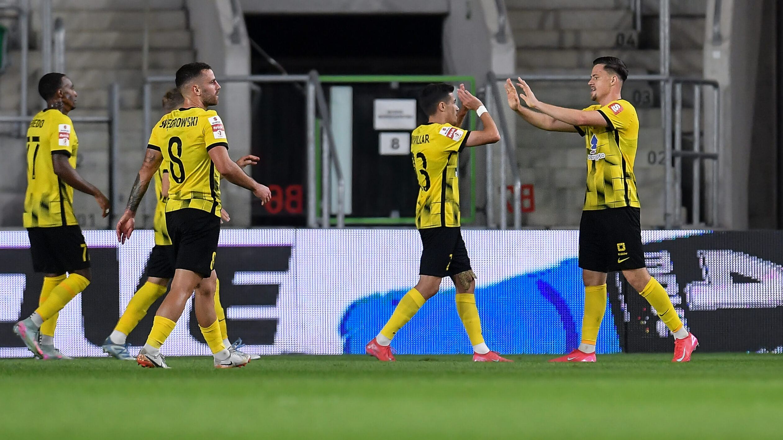 2025.09.15 Sosnowiec
Pilka nozna Betclic 1. Liga sezon 2025/2026
Wieczysta Krakow - FKS Stal Mielec
N/z Miki Villar Stefan Feiertag radosc gol
Foto Mateusz Sobczak / PressFocus

2025.09.15 Sosnowiec
Football Polish first league - second level 2025/26 season
Wieczysta Krakow - FKS Stal Mielec
Miki Villar Stefan Feiertag radosc gol
Credit: Mateusz Sobczak / PressFocus