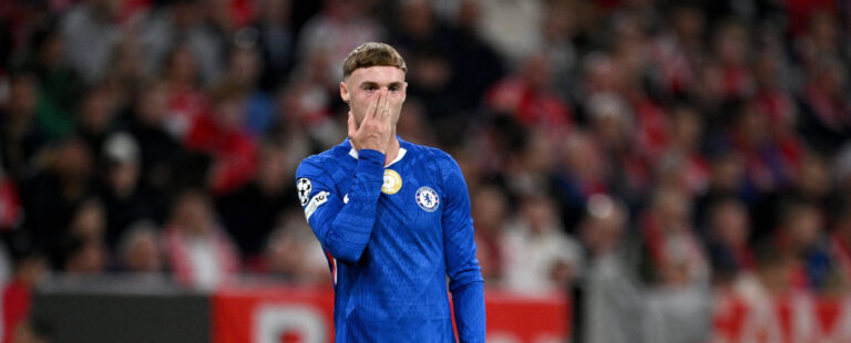 FUSSBALL CHAMPIONS LEAGUE SAISON 2025/2026 Vorrunde 1. Spieltag 17.09.2025 FC Bayern Muenchen - FC Chelsea London Jubel mach dem Tor zum 2 -1 Cole Palmer FC Chelsea *** FOOTBALL CHAMPIONS LEAGUE SEASON 2025 2026 Preliminary Round 1 Matchday 17 09 2025 FC Bayern Munich FC Chelsea London Cheers after the goal for 2 1 Cole Palmer Chelsea FC
2025.09.17 Monachium
pilka nozna , liga Mistrzow
Bayern Monachium - Chelsea Londyn
Foto IMAGO/PressFocus

!!! POLAND ONLY !!!