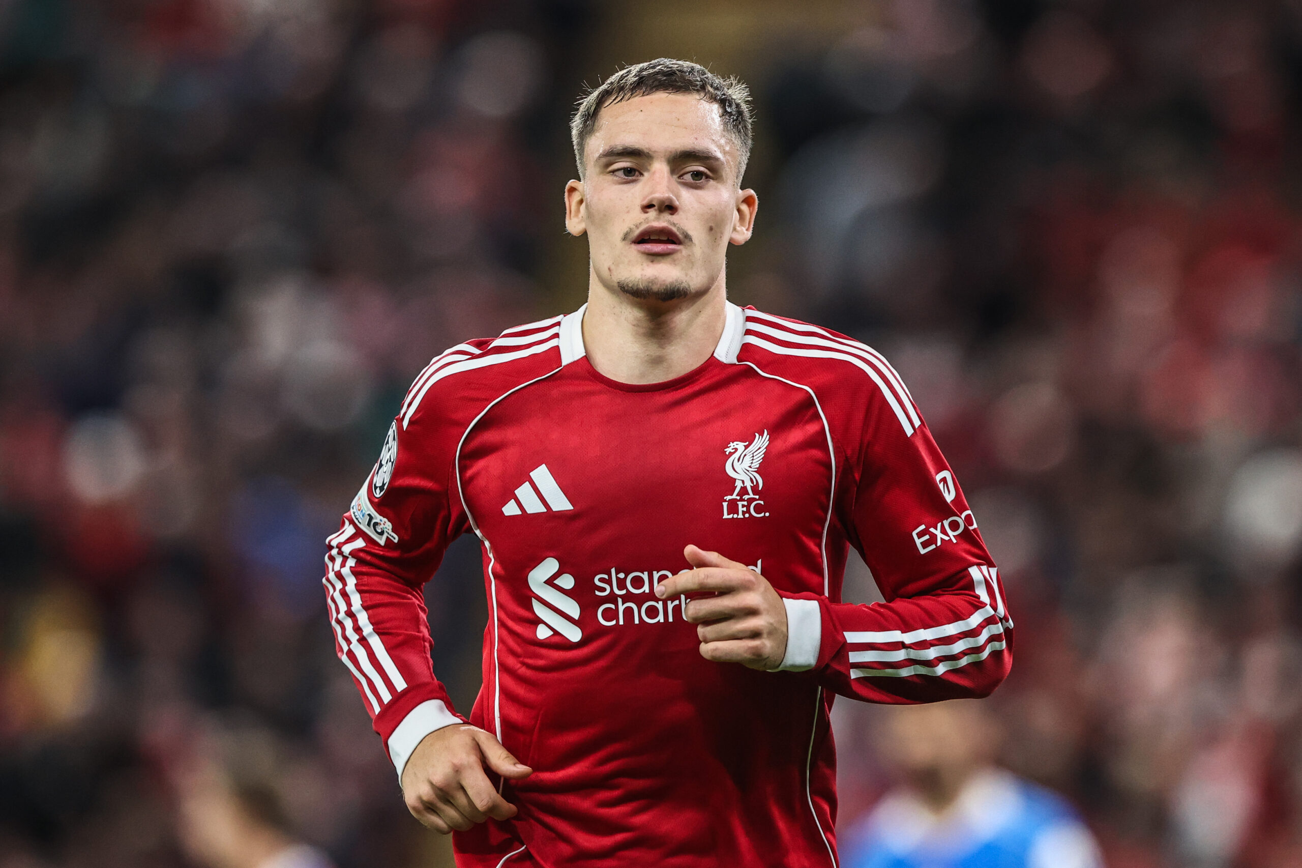 Florian Wirtz of Liverpool during the UEFA Champions League, League Stage Liverpool vs Atletico Madrid at Anfield, Liverpool, United Kingdom, 17th September 2025

(Photo by Alfie Cosgrove/News Images) in Liverpool, United Kingdom on 9/18/2025. (Photo by Alfie Cosgrove/News Images/Sipa USA)
2025.09.18 Liverpool
pilka nozna liga mistrzow
FC Liverpool - Atletico Madryt
Foto News Images/SIPA USA/PressFocus

!!! POLAND ONLY !!!