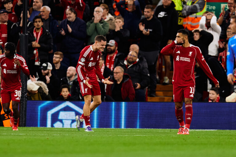 LIVERPOOL, ENGLAND - SEPTEMBER 17: Florian Wirtz of Liverpool reacts during the UEFA Champions League 2025/26 League Phase MD1 match between Liverpool and Atletico Madrid at Anfield on September 17, 2025 in Liverpool, England. (Photo by Kobie Abbott/Sports Press Photo) (Photo by Kobie Abbott/Sports Press Photo/Sipa USA)
2025.09.17 Liverpool
pilka nozna liga mistrzow
FC Liverpool - Atletico Madryt
Foto SPP/SIPA USA/PressFocus

!!! POLAND ONLY !!!