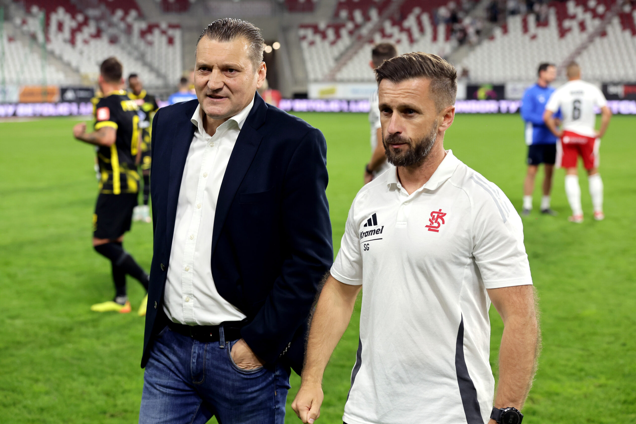 2025.09.21 Lodz
Pilka nozna Betclic 1 Liga sezon 2025/2026 
LKS Lodz - Wieczysta Krakow
N/z Przemyslaw Cecherz Szymon Grabowski
Foto Artur Kraszewski / PressFocus

2025.09.21 Lodz
Football Polish Betclic 1 League Season 2025/2026 
LKS Lodz - Wieczysta Krakow
Przemyslaw Cecherz Szymon Grabowski
Credit: Artur Kraszewski / PressFocus