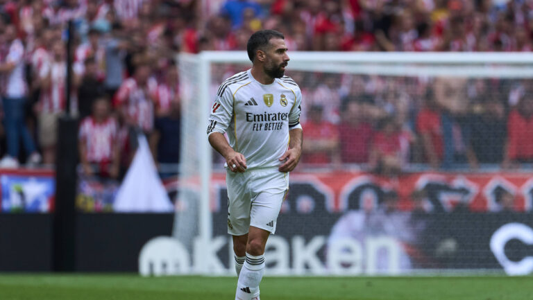 Daniel Carvajal of Real Madrid CF during the La Liga EA match between Atletico de Madrid and Real Madrid CF, on September 27, 2025. - 27/09/2025 - Spain / Madrid / Madrid - PUBLICATIONxNOTxINxFRAxRUS LGMx/xLexPictorium LePictorium_0315414
2025.09.27 Madryt
pilka nozna , liga hiszpanska
Atletico Madryt - Real Madryt
Foto IMAGO/PressFocus

!!! POLAND ONLY !!!