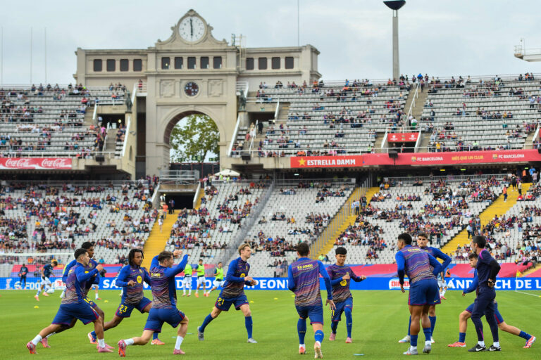 FC Barcelona, Barca v REAL SOCIEDAD OLIMPIC STADIUM LLUIS COMPANYS. MONTJUIC,BARCELONA. September 28, 2025 FC BARCELONA vs REAL SOCIEDAD September 28, ,2025 FC Barcelona team warming up before the match between FC Barcelona and Real Sociedad corresponding to the seventh day of La Liga EA Sports at at Olimpic Stadium Lluis Companys of Montjuic in Barcelona, Spain. Barcelona ESP Copyright: xS.xRosx
2025.09.28 Barcelona
pilka nozna , liga hiszpanska
FC Barcelona - Real Sociedad San Sebastian
Foto IMAGO/PressFocus

!!! POLAND ONLY !!!