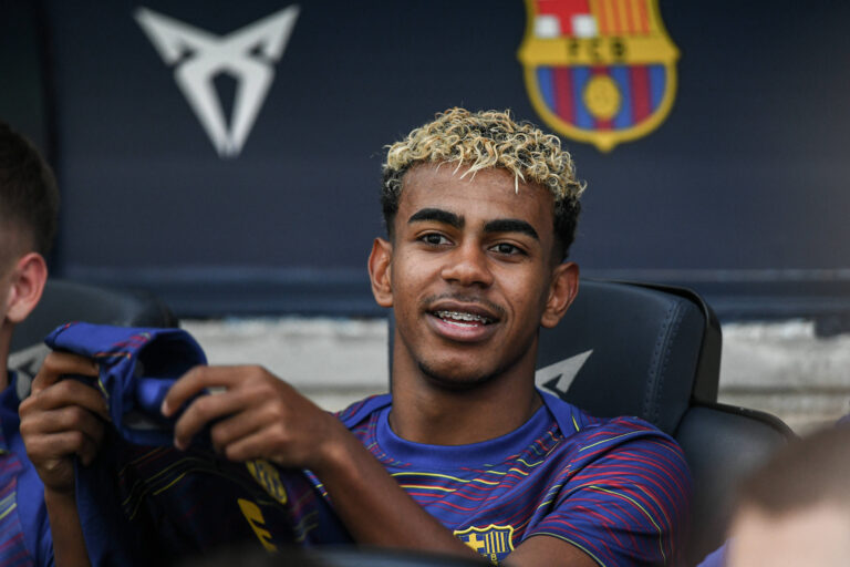 FC Barcelona, Barca v REAL SOCIEDAD OLIMPIC STADIUM LLUIS COMPANYS. MONTJUIC,BARCELONA. September 28, 2025 FC BARCELONA vs REAL SOCIEDAD September 28, ,2025 Lamine Yamal 10 of FC Barcelona during the match between FC Barcelona and Real Sociedad corresponding to the seventh day of La Liga EA Sports at at Olimpic Stadium Lluis Companys of Montjuic in Barcelona, Spain. Barcelona ESP Copyright: xS.xRosx
2025.09.28 Barcelona
pilka nozna , liga hiszpanska
FC Barcelona - Real Sociedad San Sebastian
Foto IMAGO/PressFocus

!!! POLAND ONLY !!!