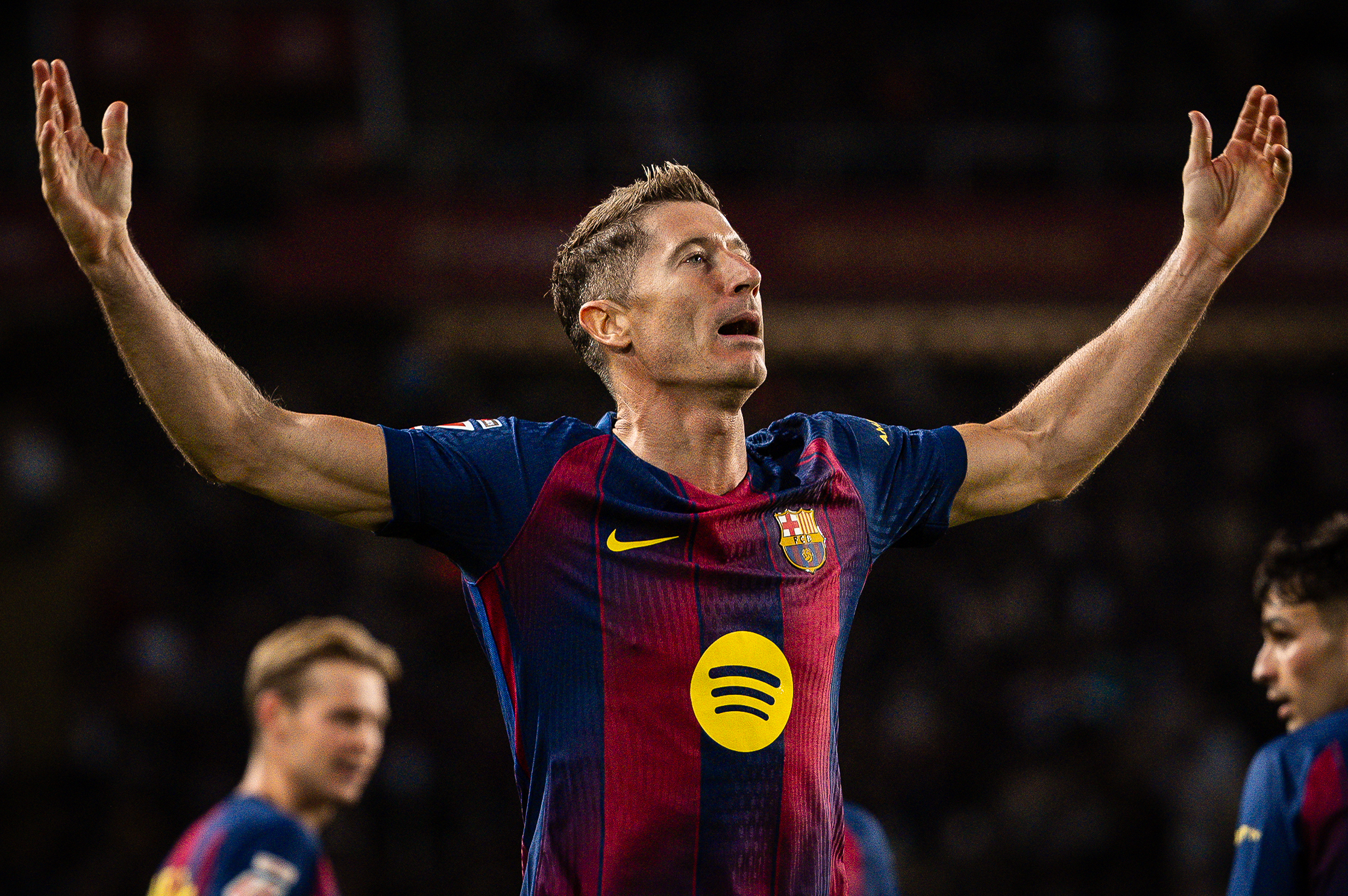 Robert LEWANDOWSKI of Barcelona celebrates his goal during the Spanish championship LaLiga football match between FC Barcelona and Real Sociedad on 28 September 2025 at Estadi Olimpic Lluis Companys in Barcelona, Spain (Photo by /Sipa USA)
2025.09.28 Barcelona
pilka nozna liga hiszpanska
FC Barcelona - Real Sociedad San Sebastian
Foto IPA/SIPA USA/PressFocus

!!! POLAND ONLY !!!