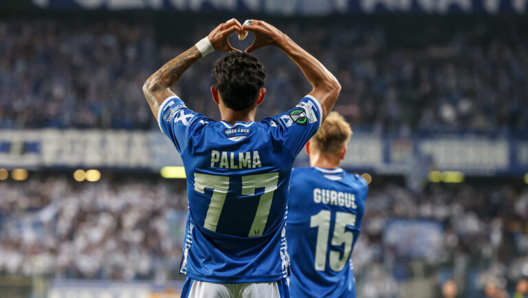 2025.10.02 Poznan
Pilka nozna UEFA Liga Konferencji Faza Ligowa
Lech Poznan - SK Rapid Wieden
N/z Luis Palma gol radosc bramka
Foto Pawel Jaskolka / PressFocus

2025.10.02 Poznan
Football UEFA Conference League Matchday 1 Lech Poznan - SK Rapid
Credit: Pawel Jaskolka / PressFocus