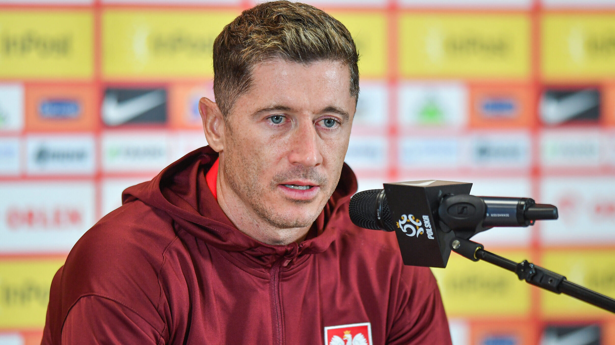 2025.10.06 Katowice
Pilka nozna Reprezentacja Polski Sezon 2025
Konferencja prasowa i trening reprezentacji Polski
N/z Robert Lewandowski
Foto Marcin Bulanda / PressFocus

2025.10.06 Katowice
Football Polish National Team Season 2025
Konferencja prasowa i trening reprezentacji Polski
Robert Lewandowski
Credit: Marcin Bulanda / PressFocus