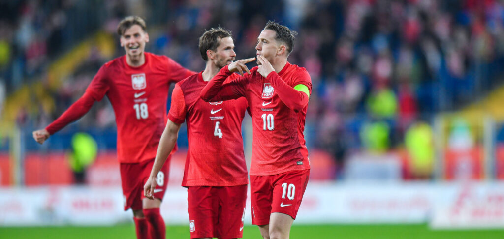 2025.10.09 Chorzow
Pilka nozna Reprezentacja Kadra Mecz Towarzyski Sezon 2025
Polska - Nowa Zelandia
N/z Jan Ziolkowski, Tomasz Kedziora, Piotr Zielinski, radosc, radosc po golu, radosc po bramce
Foto Marcin Bulanda / PressFocus

2025.10.09 Chorzow
Football Men National Team Friendly Match Season 2025
Polska - Nowa Zelandia
Jan Ziolkowski, Tomasz Kedziora, Piotr Zielinski, radosc, radosc po golu, radosc po bramce
Credit: Marcin Bulanda / PressFocus