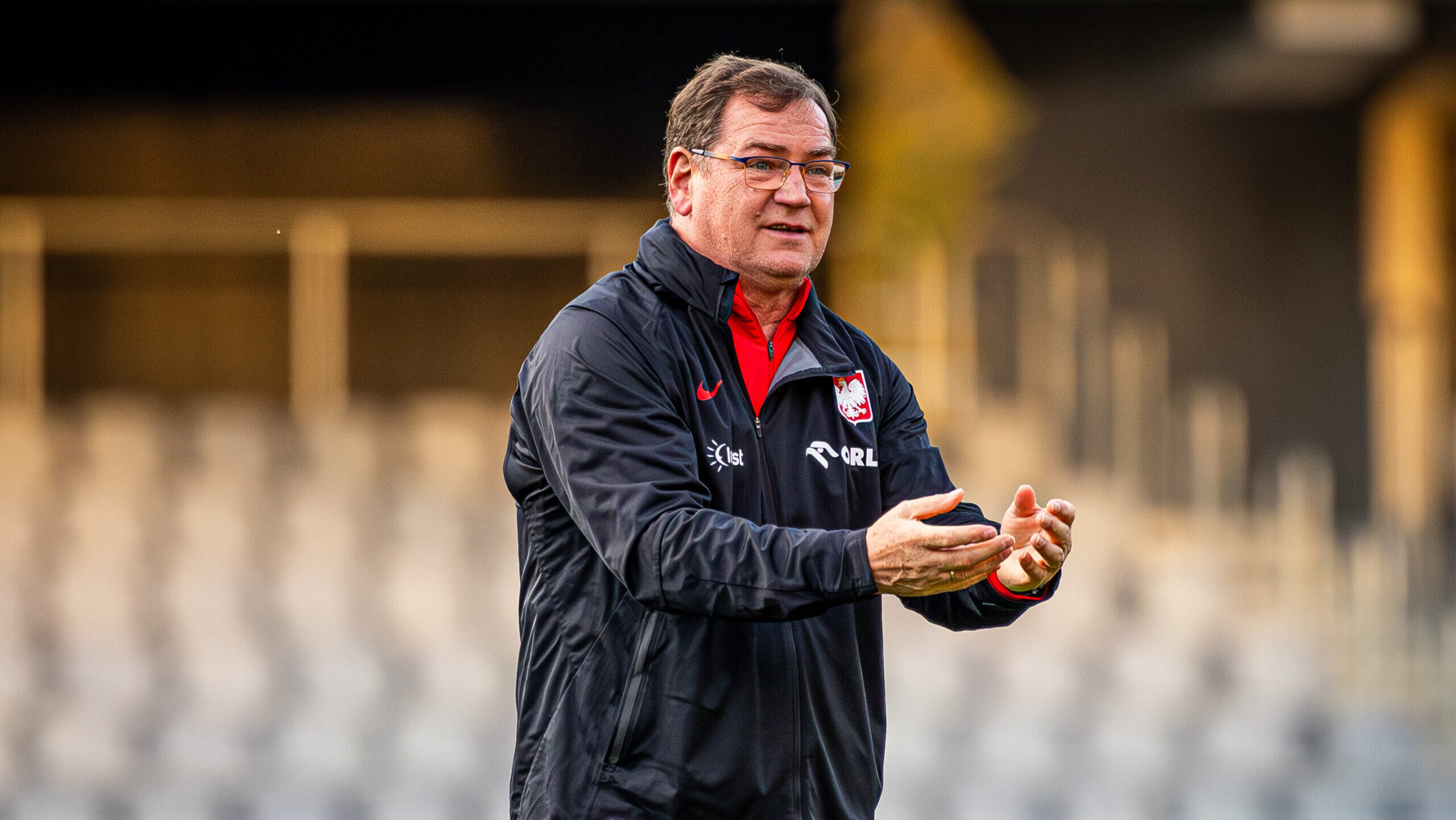 11.10.2025 KOWNO, DARIAUS IR GIRENO STADIONAS, PILKA NOZNA (FOOTBALL), ELIMINACJE MISTRZOSTW SWIATA FIFA 2026,  MECZ LITWA - POLSKA  ( LITHUANIA - POLAND ) OFICJALNA KONFERENCJA I TRENING REPREZENTACJI POLSKI PILKA NOZNA NZ  JAN URBAN
FOTO LUKASZ SKWIOT/CYFRASPORT