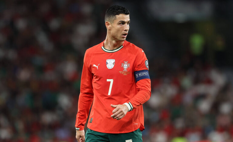 Estadio Jose de Alvalade Lisbon Portugal, Saturday 11 October 2025 UEFA European Qualifiers Group F, Qualifying round Portugal - Republic of Ireland, Cristiano Ronaldo Portugal am Ball, Freisteller, Einzelbild, Ganzkorper, Aktion, Action, Spielszene *** Estadio Jose de Alvalade Lisbon Portugal, Saturday 11 October 2025 UEFA European Qualifiers Group F, Qualifying round Portugal Republic of Ireland, Cristiano Ronaldo Portugal on the ball, cropped image, single image, full body, action, action, game scene Copyright: JoaquimxFerreira
2025.10.11 Lizbona
pilka nozna , eliminacje , kwalifikacje do mistrzostw swiata 2026
Portugalia - Irlandia
Foto IMAGO/PressFocus

!!! POLAND ONLY !!!