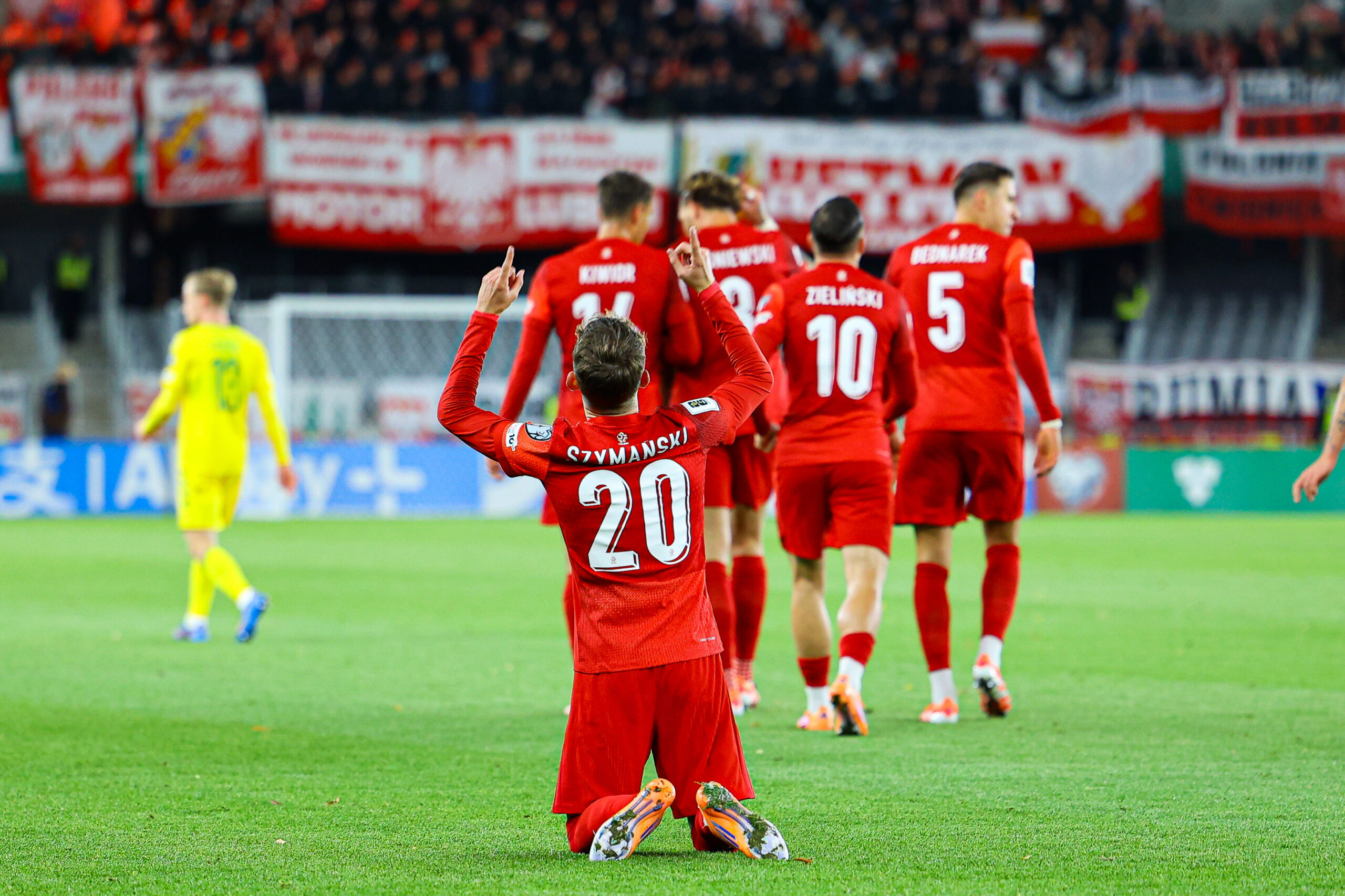 2025.10.12 Kowno
Pilka nozna Kwalifikacje Mistrzostw Swiata 2026
Litwa - Polska
N/z bramka gol radosc na 1-0 Sebastian Szymanski
Foto Pawel Andrachiewicz / PressFocus

2025.10.12 Kaunas
Football - FIFA World Cup 2026 Qualifying round
Press conference and training before Lithuania - Poland
bramka gol radosc na 1-0 Sebastian Szymanski
Credit: Pawel Andrachiewicz / PressFocus