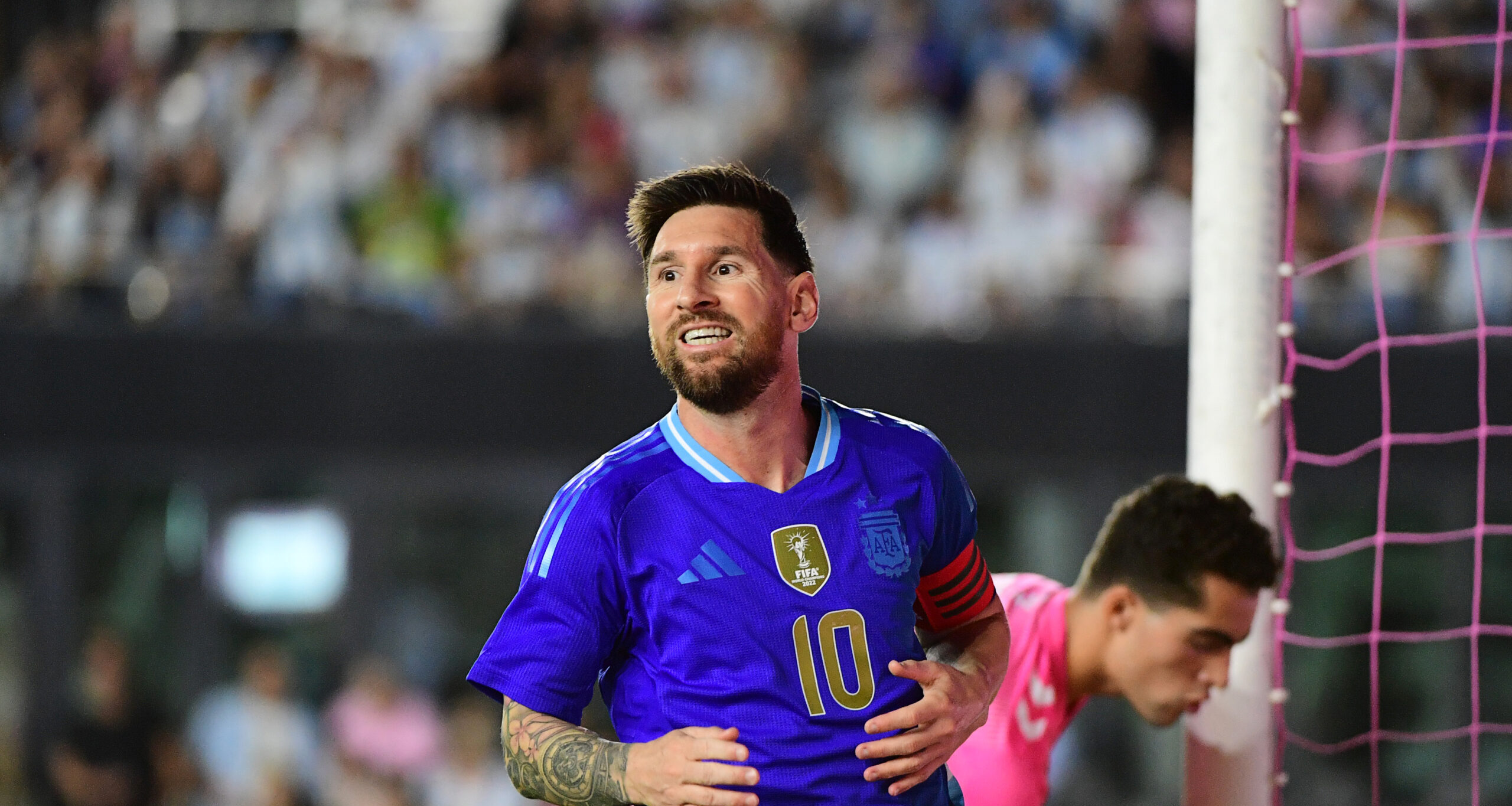 Argentina Right Winger Lionel Messi (10) reacts to missing a goal during the International Friendly between Argentina and Puerto Rico at Chase Stadium on October 14, 2025 in Fort Lauderdale, Florida. (Photo by JC Ruiz/Sipa USA)
2025.10.14 Fort Lauderdale
pilka nozna , miedzynarodowy mecz towarzyski
Argentyna - Portoryko
Foto Sipa USA/SIPA USA/PressFocus

!!! POLAND ONLY !!!