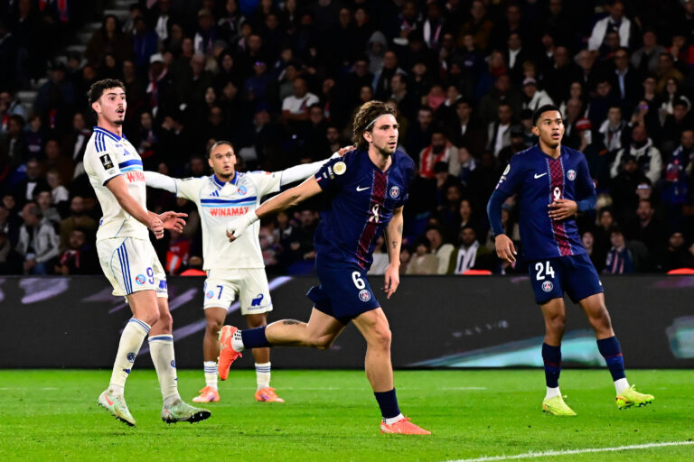 Joaquin Panichelli ( 9 - Strasbourg ) celebrates after scoring during the Ligue 1 match between Paris Saint Germain and RC Strasbourg Alsace at Parc Des Princes on October 16 , 2025 in Paris, France. ( Photo by Federico Pestelini / PsnewZ ) - - Photo :  Federico Pestelini / Federico Pestellini / Psnewz / SIPA /00315964_0031//Credit:PSNEWZ/SIPA/2510172122
2025.10.17 Paryz
pilka nozna liga francuska
Paris Saint-Germain - RC Strasbourg
Foto PSNEWZ/SIPA/PressFocus

!!! POLAND ONLY !!!