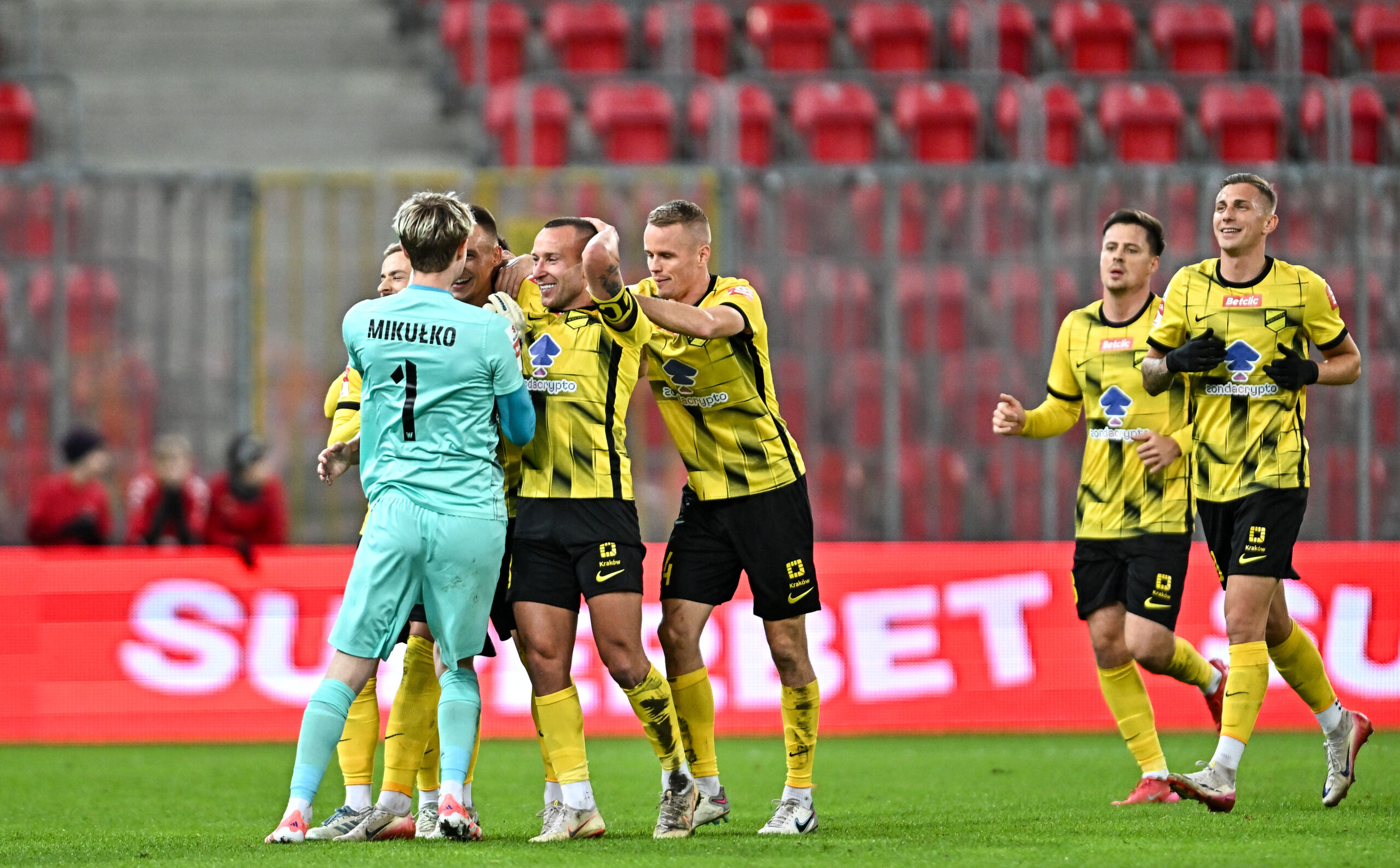 2025.10.18 Tychy
Pilka nozna Betclic 1 Liga sezon 2025/2026
GKS Tychy - Wieczysta Krakow
N/z Bramka gol radosc Kamil Dankowski
Foto Lukasz Sobala / PressFocus

2025.10.18 Tychy
Football Polish First League season 2025/2026
GKS Tychy - Wieczysta Krakow
Bramka gol radosc Kamil Dankowski
Credit: Lukasz Sobala / PressFocus