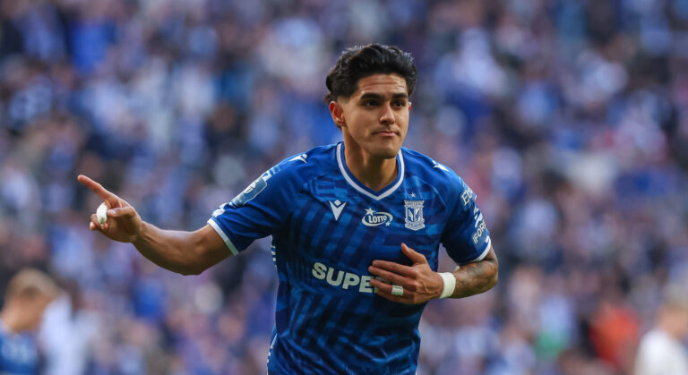 2025.10.19 Poznan
Pilka nozna Ekstraklasa sezon 2025/2026
Lech Poznan - Pogon Szczecin
N/z Luis Palma gol radosc bramka
Foto Pawel Jaskolka / PressFocus

2025.10.19 Poznan
Football Polish Ekstraklasa season 2025/2026
Lech Poznan - Pogon Szczecin
Credit: Pawel Jaskolka / PressFocus