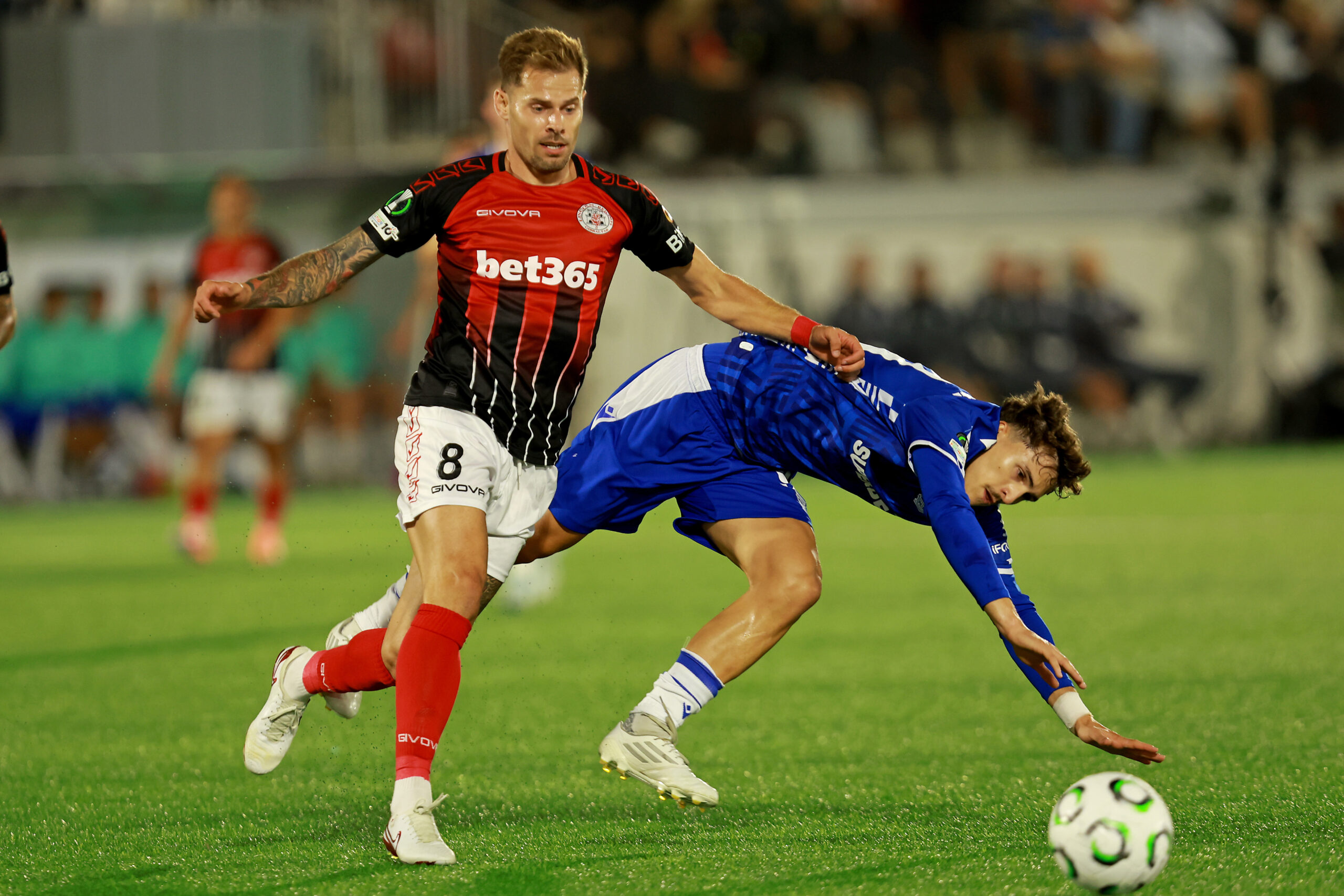 2025.10.23 Gibraltar
Pilka nozna , UEFA Liga Konferencji sezon 2025/26
Lincoln Red Imps - Lech Poznan
N/z Mandi, Pablo Rodriguez
Foto Henryk Lipinski / PressFocus

2025.10.23 Gibraltar
Football , UEFA Europa League , 2025/2026 season 
Lincoln Red Imps - Lech Poznan
Mandi, Pablo Rodriguez
Credit: Henryk Lipinski / PressFocus