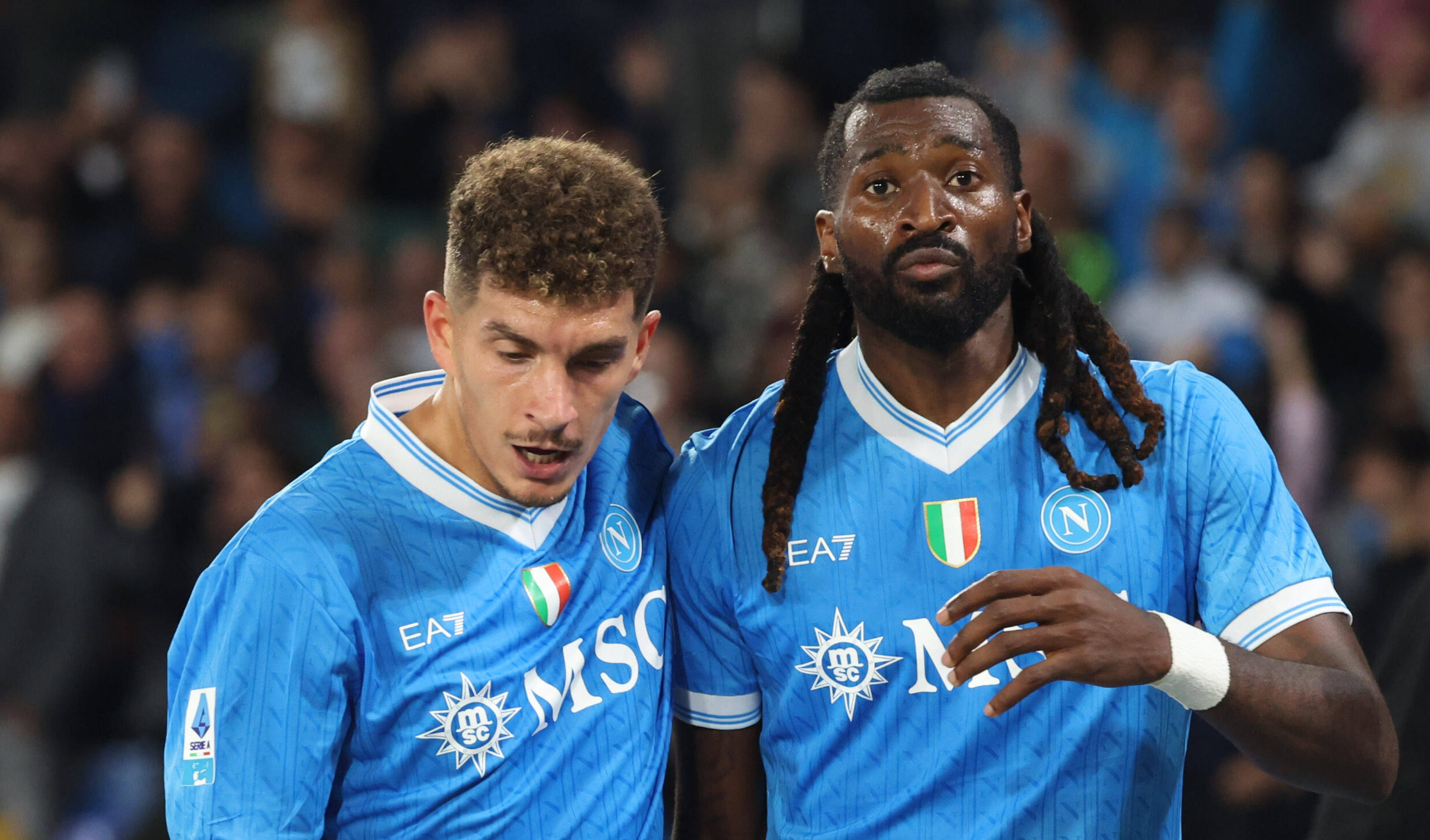 Serie A football match - 2025/26 Napoli vs. Internazionale Milano Goal the Frank Anguissa of SSC Napoli During the 2025/26 Italian Serie A football match between SSC Napoli and Internazionale Milano at the Diego Armando Maradona Stadium in Naples on October 25, 2025. Pictured: NAPOLI stadio Diego Armando Maradona CAMPANIA ITALIA Copyright: xFABIOxSASSOxFabioxSassox Napoli Internazionale Milano2025_10_25Fabio Sasso0542
2025.10.25 Neapol
pilka nozna , liga wloska
SSC Napoli - Inter Mediolan
Foto IMAGO/PressFocus

!!! POLAND ONLY !!!