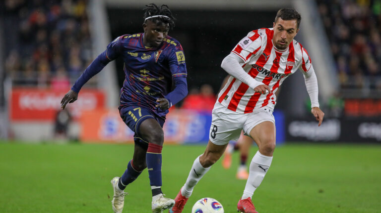 2025.10.25 Szczecin
pilka nozna PKO Ekstraklasa sezon 2025/2026
Pogon Szczecin - Cracovia Krakow 
N/z Musa Juwara Milan Aleksic
Foto Kasia Dzierzynska / PressFocus

2025.10.25 Szczecin
Football - Polish PKO Ekstraklasa season 2025/2026
Pogon Szczecin - Cracovia Krakow 
Musa Juwara Milan Aleksic
Credit: Kasia Dzierzynska / PressFocus