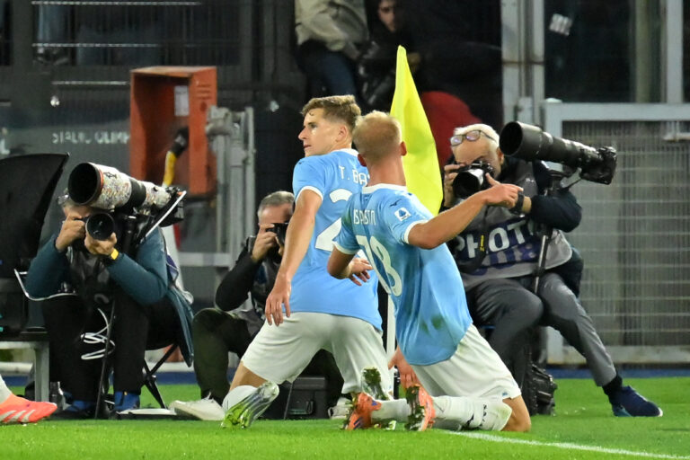 Toma Basic of SS Lazio celebrates scoring his goal during the serie A Enilive match between SS Lazio v FC Juventus at olimpico stadium in Rome, October 26th, 2025
AllShotLive
2025.10.26 Rzym
pilka nozna liga wloska
SS Lazio Rzym - Juventus Turyn
Foto AllShotLive/SIPA USA/PressFocus

!!! POLAND ONLY !!!