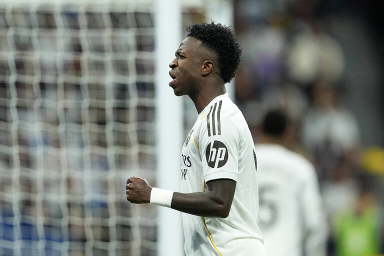 Real Madrid CFÕs Vinicius Junior during La Liga match. October 26, 2025. (ALTERPHOTOS/Acero) - Photo :  Acero / Alterphotos / Psnewz / SIPA /00316562_0055//Credit:PSNEWZ/SIPA/2510261846
2025.10.26 Madryt
pilka nozna liga hiszpanska
Real Madryt - FC Barcelona
Foto PSNEWZ/SIPA/PressFocus

!!! POLAND ONLY !!!