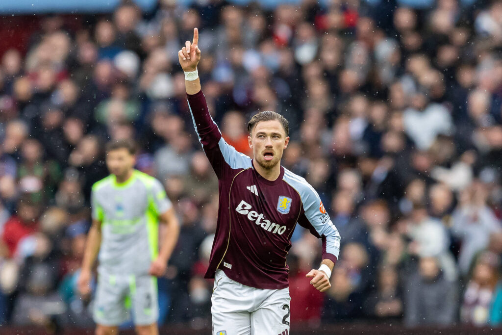 Aston Villa v Manchester City Premier League 26/10/2025. GOAL scores 1-0 Aston Villa defender Matty Cash 2 scores and celebrates during the Premier League match between Aston Villa and Manchester City at Villa Park, Birmingham, England on 26 October 2025. Editorial use only DataCo restrictions apply See www.football-dataco.com , Copyright: xManjitxNarotrax PSI-23113-0006
2025.10.26 Birmingham
pilka nozna liga angielska
Aston Villa - Manchester City
Foto IMAGO/PressFocus

!!! POLAND ONLY !!!