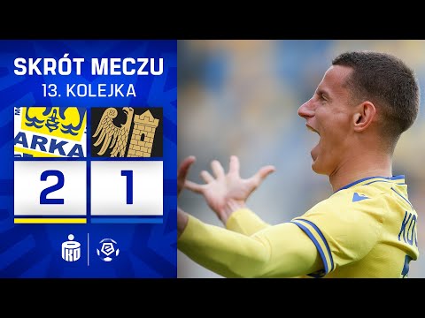 SKRÓT MECZU: Arka Gdynia 2:1 Piast Gliwice