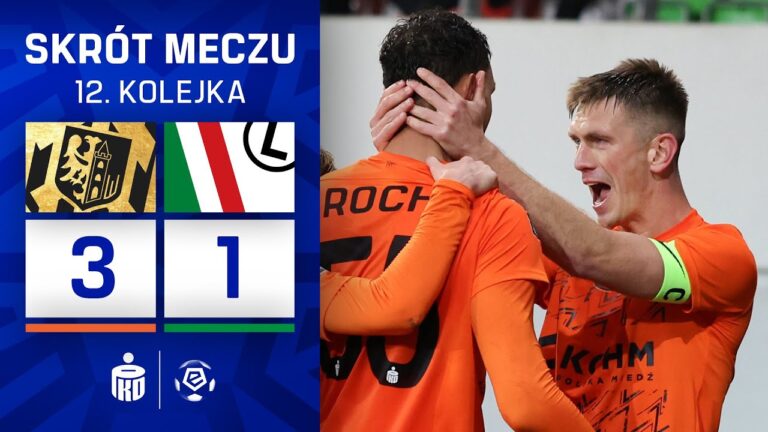 SKRÓT MECZU: Zagłębie Lubin 3:1 Legia Warszawa