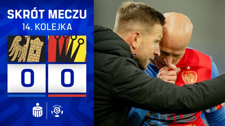 SKRÓT MECZU: Piast Gliwice 0:0 Korona Kielce