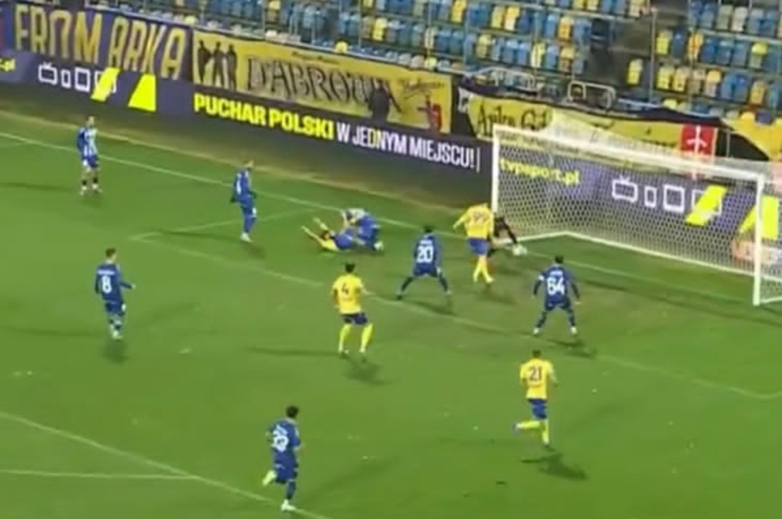 20 sekunda i gol! Sceny w Pucharze Polski [WIDEO]