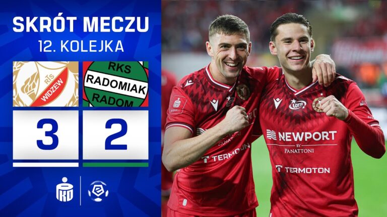 SKRÓT MECZU: Widzew Łódź 3:2 Radomiak Radom