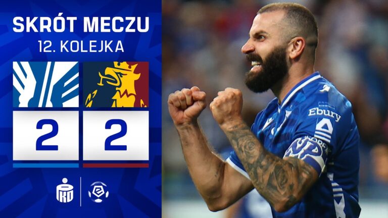 SKRÓT MECZU: Lech Poznań 2:2 Pogoń Szczecin