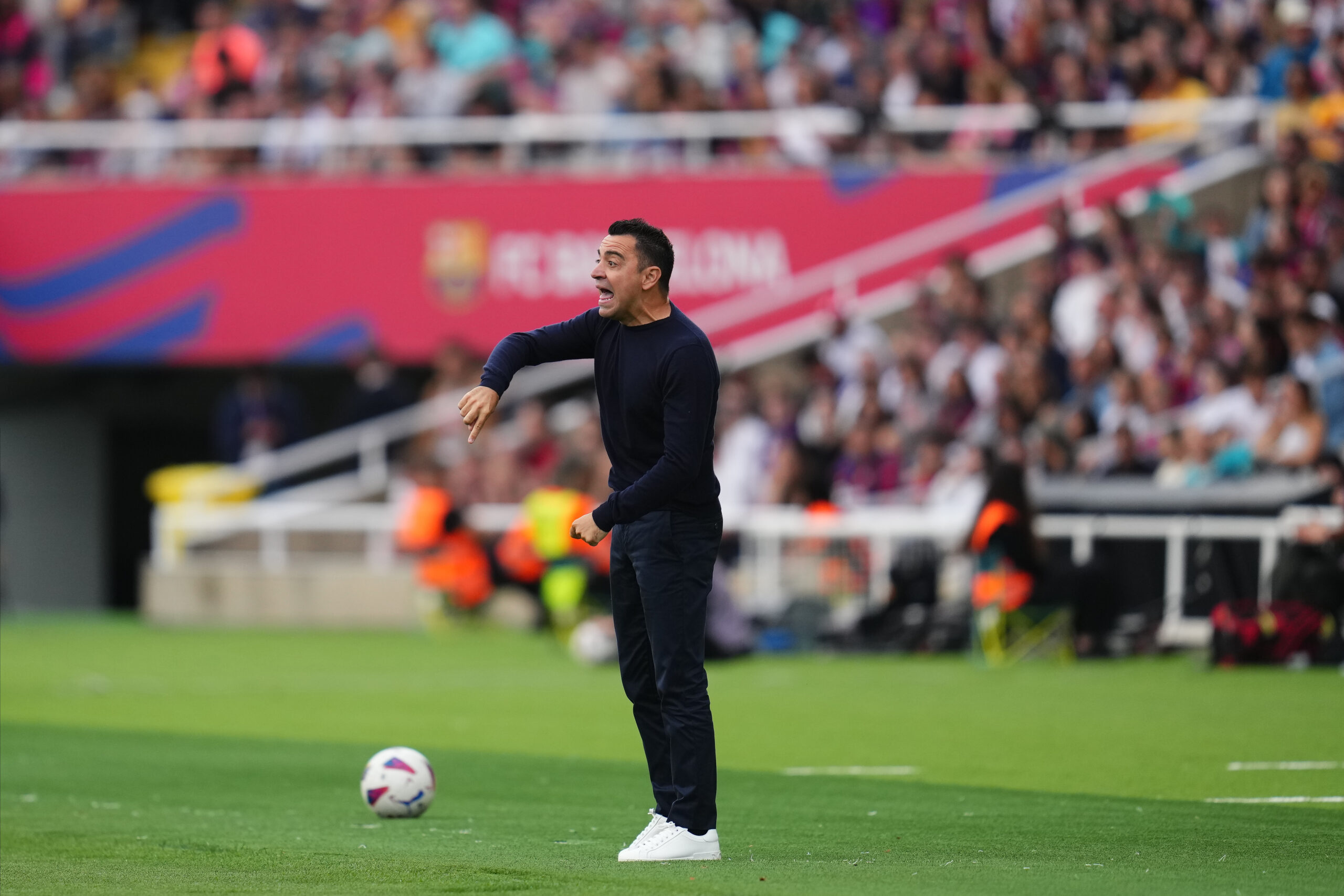 FC Barcelona head coach Xavi Hernandez during the La Liga EA Sports match between FC Barcelona and Rayo Vallecano played at Lluis Companys Stadium on May 19, 2024 in Barcelona, Spain. (Photo by Bagu Blanco / pressinphoto / Sipa USA)PHOTO)
2024.05.19 Barcelona
pilka nozna , liga hiszpanska
FC Barcelona - Rayo Vallecano
Foto Bagu Blanco/pressinphoto/SIPA USA/PressFocus

!!! POLAND ONLY !!!