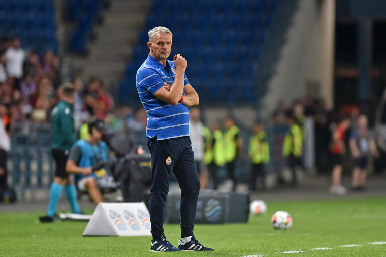 2024.08.15 Krakow
Pilka nozna, UEFA Liga Konferencji, sezon 2024/2025
Wisla Krakow - Spartak Trnawa
N/z Kazimierz Moskal
Foto Krzysztof Porebski / PressFocus

2024.08.15 Krakow
Football, UEFA Conference League, 2024/25 season
Wisla Krakow - Spartak Trnava
Kazimierz Moskal
Credit: Krzysztof Porebski / PressFocus