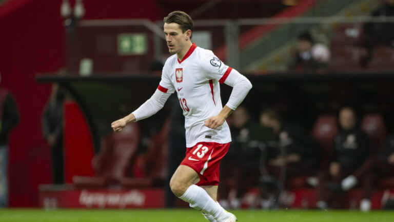 Jakub Kaminski of Poland during the 2026 FIFA World Cup Qualifier Group G match between Poland and Lithuania at PGE Narodowy Stadium in Warsaw, Poland on March 21, 2025 (Photo by Andrew SURMA/ SIPA USA).
2025.03.21 Warszawa
pilka nozna kwalifikacje do Mistrzostw Swiata
Polska - Litwa
Foto Andrew Surma/SIPA USA/PressFocus

!!! POLAND ONLY !!!