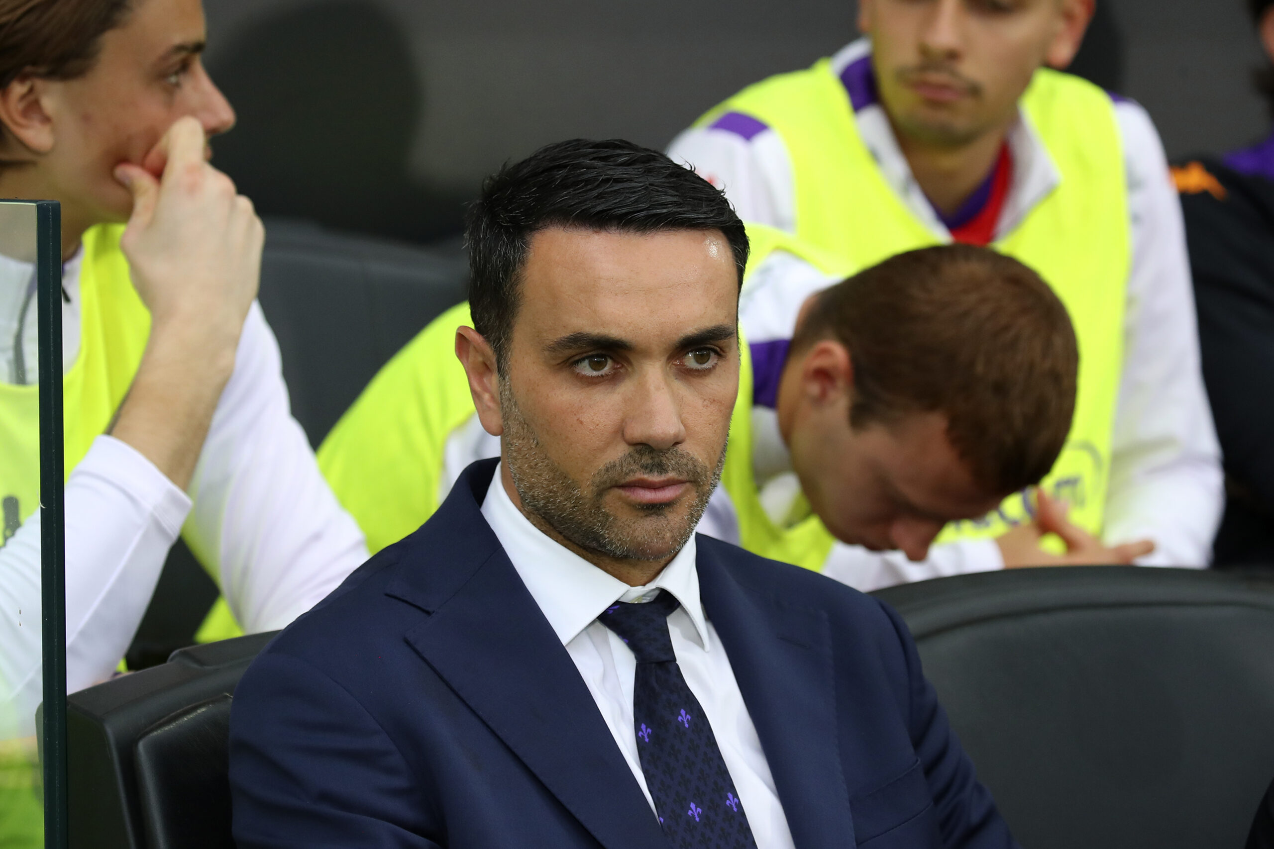 Fiorentina’s head coach Raffaele Palladino during the  Serie A enilive soccer match between Venezia and Fiorentina  at the  Pier Luigi Penzo Stadium, north Est Italy -Monday , May 12, 2025. Sport - Soccer (Photo by Paola Garbuio /Lapresse)

 (Photo by Paola Garbuio/Lapresse/Sipa USA)
2025.05.12 Wenecja
pilka nozna liga wloska
Venezia FC - ACF Fiorentina
Foto LaPresse/SIPA USA/PressFocus

!!! POLAND ONLY !!!