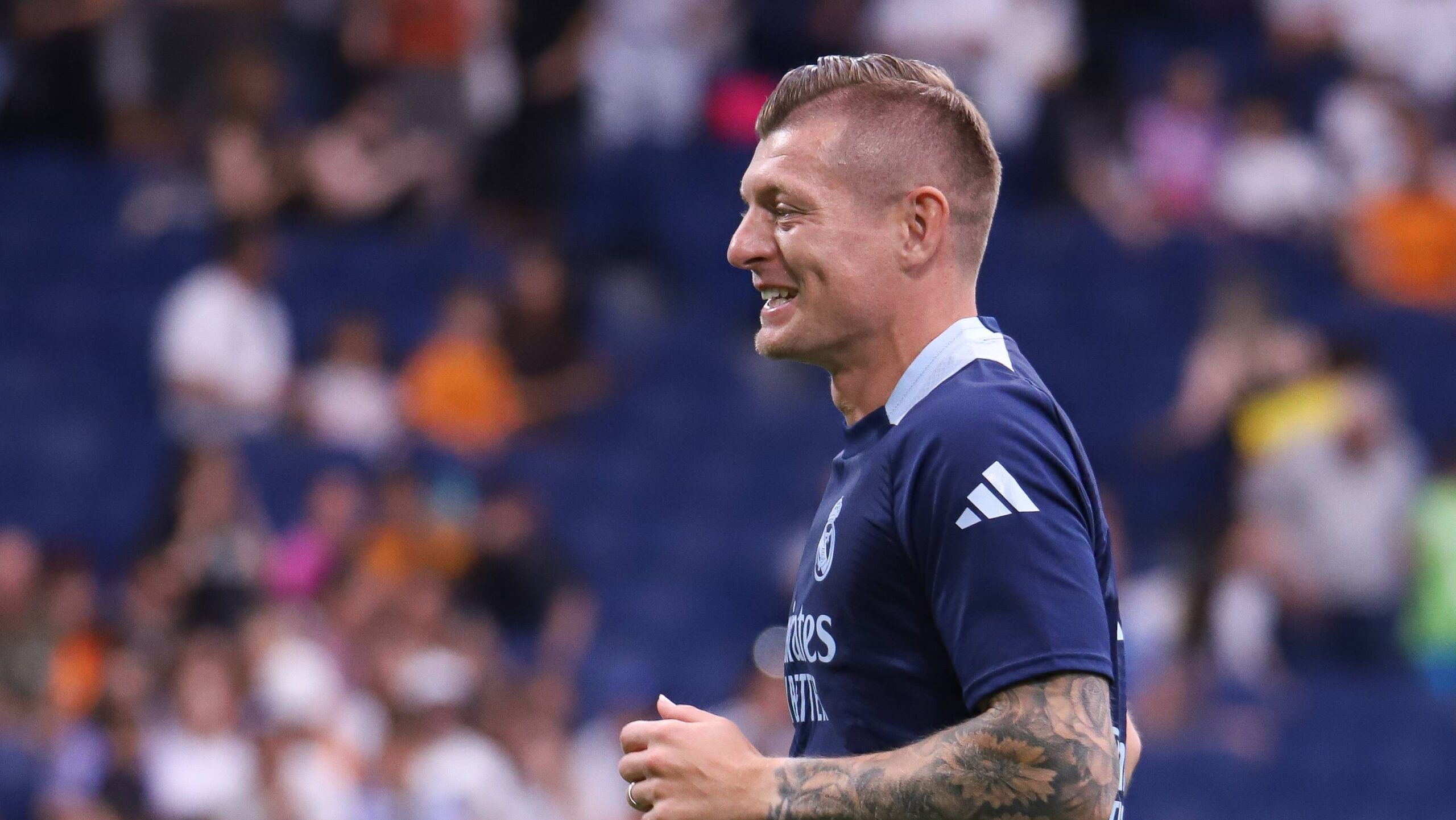 Corazon Classic soccer match Real Madrid legends vs Borussia Dortmund legends at Santiago Bernabeu stadium in Madrid, Spain 07 June 2025 Toni Kroos 900/Cordon Press PUBLICATIONxNOTxINxFRAxESP 900/CordonxPress LOF - Corazon Classic soccer match Real Madrid legends vs Boruss
2025.06.07 Madryt
pilka nozna , mecz towarzyski , mecz legend
Legendy: Real Madryt - Borussia Dortmund
Foto IMAGO/PressFocus

!!! POLAND ONLY !!!