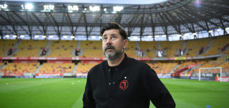 2025.07.31 Bialystok pilka nozna 2. runda eliminacji Liga Konferencji Europy 2025/2026 Jagiellonia Bialystok (zolto-czerwone) - FK Novi Pazar N/z Lukasz Maslowski dyrektor sportowy Jagiellonii Bialystok Foto Michal Kosc / PressFocus 
2025.07.31 Bialystok Bialystok Football - UEFA Conference League Second qualifying round - 2nd leg 2025/2026 Jagiellonia Bialystok (yellow-red) - FK Novi Pazar Credit: Michal Kosc / PressFocus