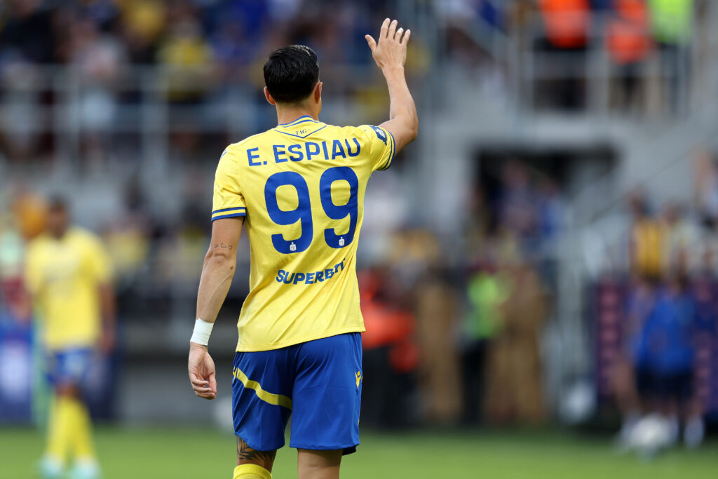 2025.08.09 Gdynia Pilka nozna PKO BP Ekstraklasa sezon 2025/2026 Arka Gdynia - Pogon Szczecin N/z Edu Espiau Foto Piotr Matusewicz / PressFocus

2025.08.09 Gdynia
Football Polish PKO BP Ekstraklasa season 2025/2026 
Arka Gdynia - Pogon Szczecin 
Edu Espiau 
Credit: Piotr Matusewicz / PressFocus