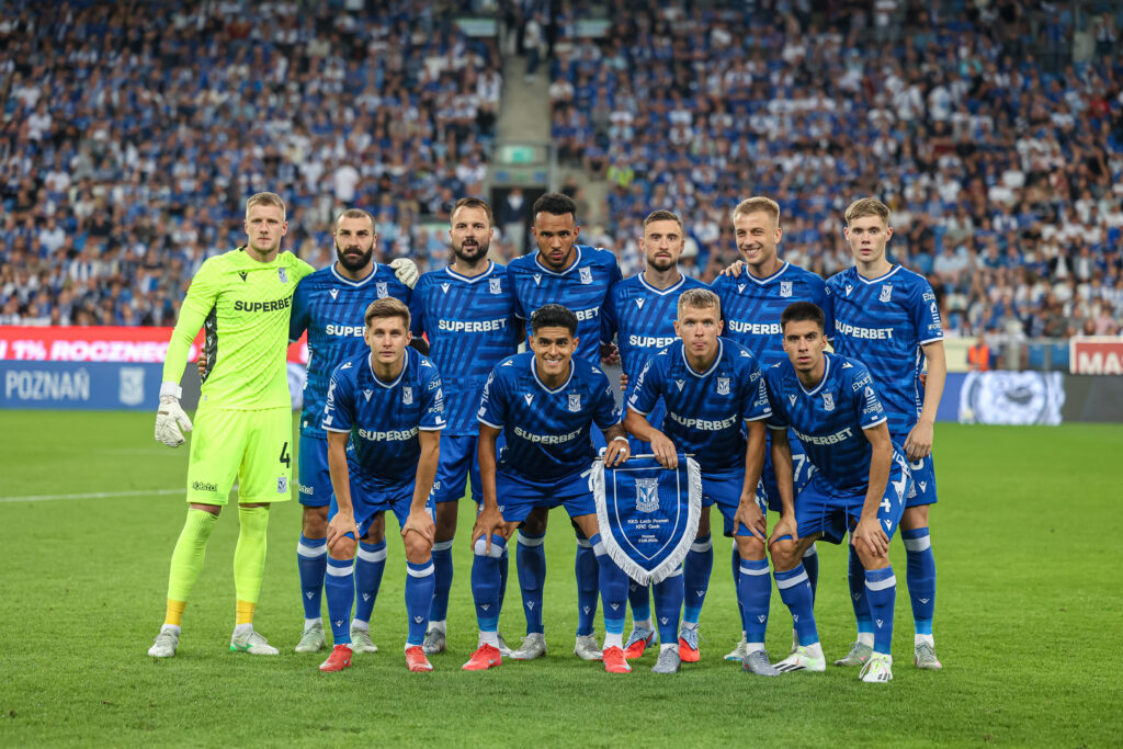 2025.08.21 Poznan
Pilka nozna 4 Runda Eliminacji Liga Europy
Lech Poznan - KRC Genk
N/z Bartosz Mrozek Mikael Ishak Antonio Milic Alex Douglas Filip Jagiello Mateusz Skrzypczak Gisli Thordarson Leo Bengtsson Luis Palma Antoni Kozubal Joao Moutinho
Foto Pawel Jaskolka / PressFocus

2025.08.21 Poznan
Football 4th Qualifying Round UEFA Europa League
Lech Poznan - KRC Genk
Credit: Pawel Jaskolka / PressFocus