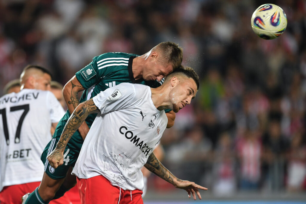 2025.08.31 Krakow
Pilka nozna PKO Ekstraklasa sezon 2025/2026
Cracovia - Legia Warszawa
N/z Damian Szymanski Filip Stojiljkovic
Foto Mateusz Sobczak / PressFocus

2025.08.31 Krakow
Football Polish League PKO Ekstraklasa season 2025/2026
Cracovia - Legia Warszawa
Damian Szymanski Filip Stojiljkovic
Credit: Mateusz Sobczak / PressFocus
